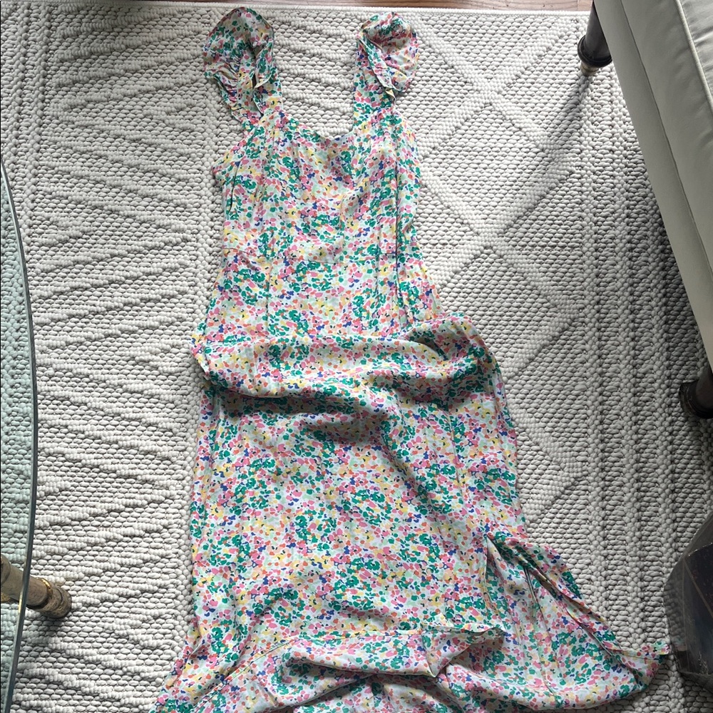 LOFT Floral Multicolor Dress